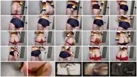 Sophia Sprinkle - Desperate Mushy Shit in Bedroom (Smearing, Solo) Panty Scat [FullHD 1080p] Screenshot 1