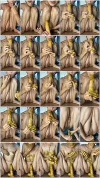 p00girl - Real dirty ass to mouth / smearing (Solo, Toy Play) Masturbation [UltraHD 2K] Screenshot 1