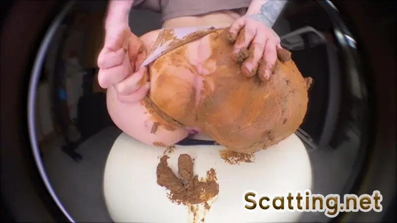 DirtyBetty - Monsters Ass and Turd! (Poop, Solo) Panty Scat [UltraHD 4K]