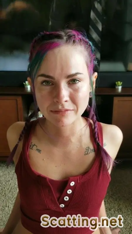 SluttyLittleLex aka LilButtLex - Eating From My Master Part 1 (Humiliation, Eat Shit) Scat Porn [UltraHD 2K]