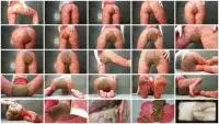 Solo - Red Smeared Tights (Scat, Smearing) Shit in Leggins [FullHD 1080p] Screenshot 1