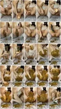 p00girl - Sloppy fisting, sloppy blowjob, slop and smear mess, liquid shit (Solo, Shit) Toys Play [UltraHD 2K] Screenshot 1