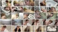NICOLE - Golden shower as a lesson for a whore (Lezdom, Humiliation) Licking Girls Feet [FullHD 1080p] Screenshot 1