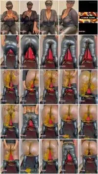 Smutty_Luce - Diarrhea Desperation in my Shinny Leggings (Latex, Solo) Diarrhea [UltraHD 2K] Screenshot 1