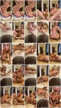 ScatElla - PEE AND POOP DIRECTLY ON FACE BODY SMEARING (Extreme, Solo) ULTIMATE SMEARING [HD 720p] Screenshot 1