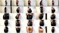 black Sandra - Big Ass Leather Farts with Diarrhea (Farting, Poop) Solo [FullHD 1080p] Screenshot 1