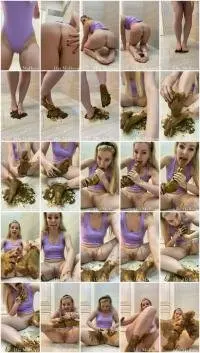 ScatElla - HITTY TOE_FEET SUCKING (Solo, Foot) Defecation [HD 720p] Screenshot 1