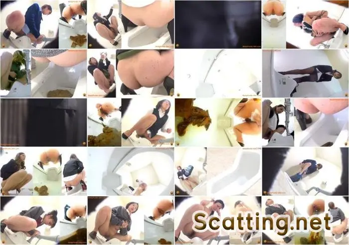 Obscene defecation in public toilet voyeur. EE-162 [FullHD 1080p] Screenshot 1