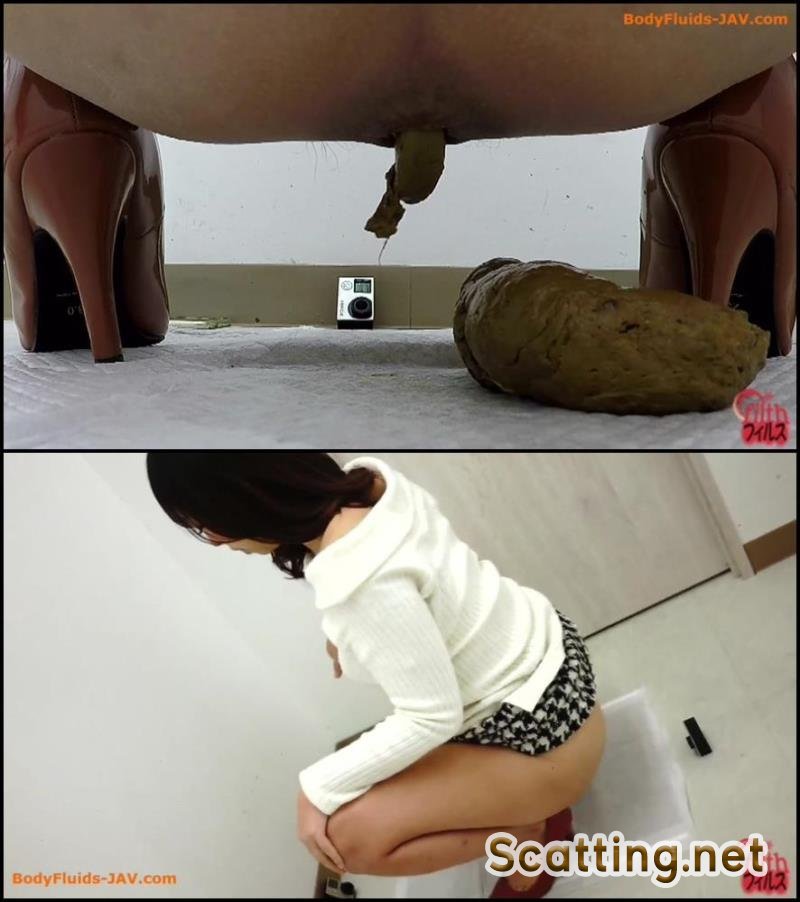 Filming pooping girl from three angles view. BFFF-104 [FullHD 1080p]