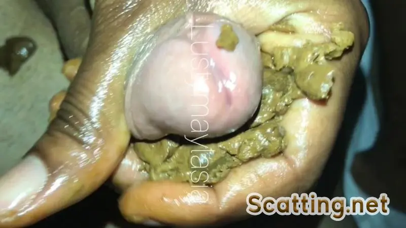 Seduction - Pissed, farted, and shitted on a white pig (Kaviar, Scat) Handjob [FullHD 1080p]