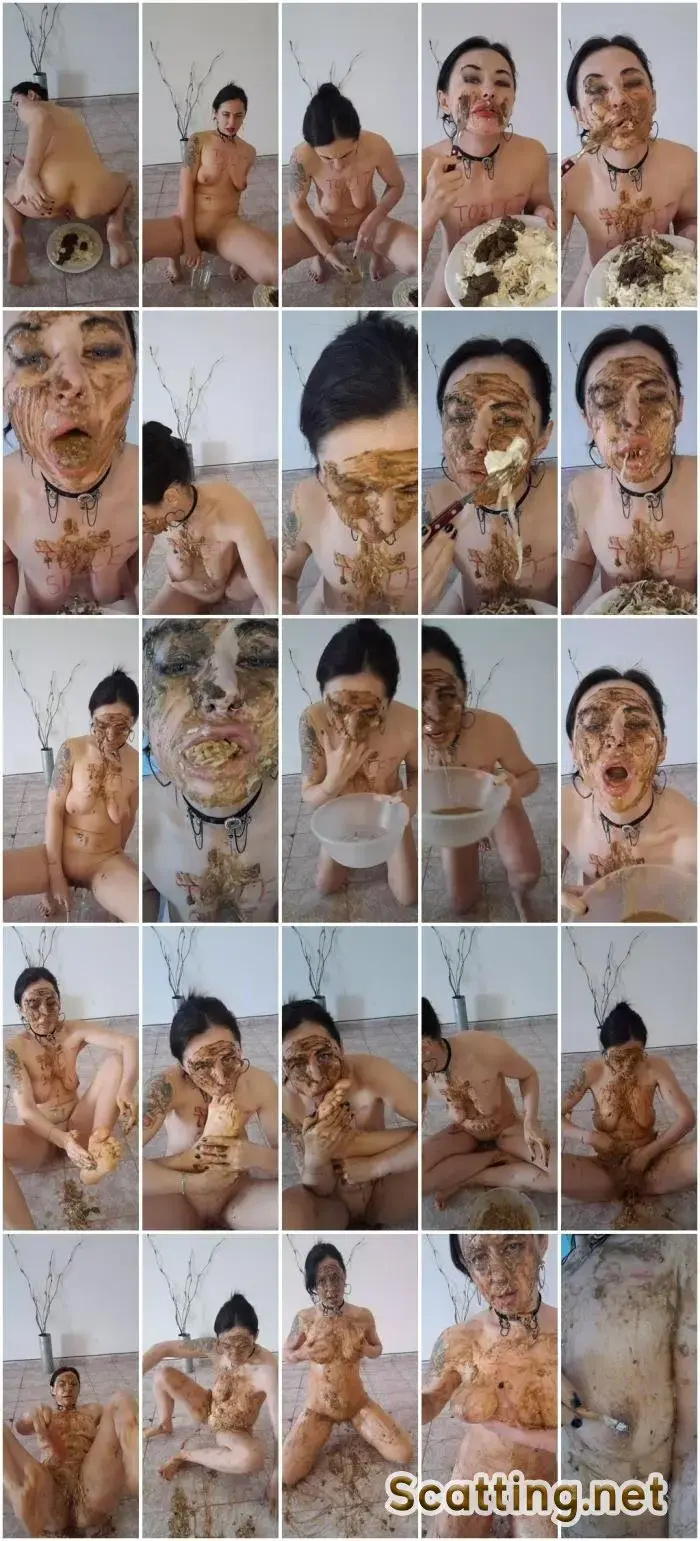 LiliXXXFetish - 50 Min Shit Spagetti Mess, Eating, Smearing Rolling in a Mess (Solo, Diarrhea) Eat Shit [UltraHD 2K] Screenshot 1