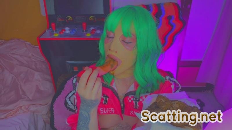 DirtyBetty - 1.5 kg of Own Poo and Squirting Night! (Teen, Solo) Big Pile [FullHD 1080p]