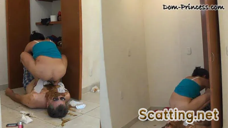 Samantha - Toilet Slave in Closet Part 4 (Brazil, Homemade) Femdom [FullHD 1080p]