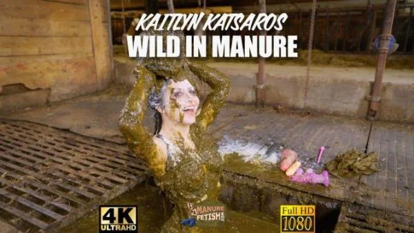 Kaitlyn Katsaros - Wild in Manure (Dildo, Dung Pile) Manurefetish.com [FullHD 1080p]