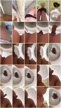 Linda aka VeganLinda - Big Shit As Usual (Toilet - Flat) (Solo, Poop ) Scatshop.com [SD] Screenshot 1