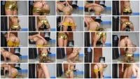 Miss Anja - SUPER MESSY FARTING BIG BAG ENEMAS IN SHINY TINY BOTTOM (Dildo, Masturbation ) Scatbook.com [FullHD 1080p]