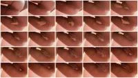 Up close Shit from a Ebony Ass (Solo, IR ) Shitting Ass [SD]