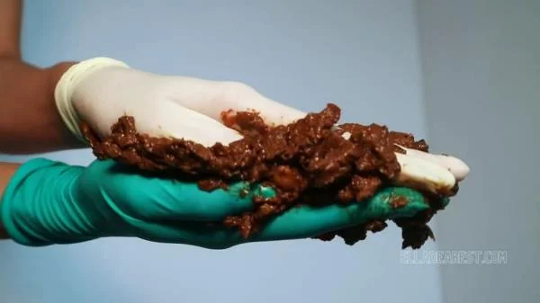 ASMR GLOVED HAND POOP (Solo, Defecation ) Scatbook.com [HD 720p]