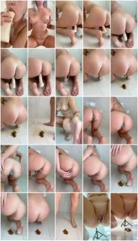 Shitting Girl 120 (Defecation, Scat Wife ) Scatbook.com [SD]