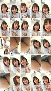 Scat Cute Sabrina 19 (Brunette, Solo ) TheNewGirlsPooping.com [SD]