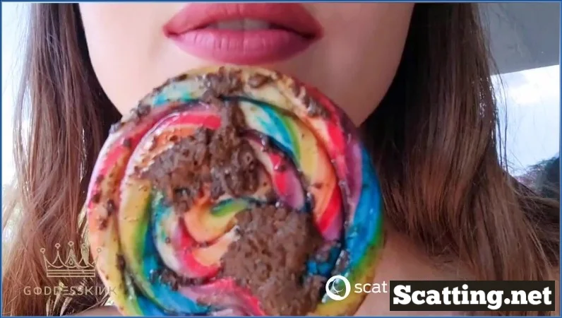Godess Kink aka TeenScatGodess - Kinky Poop Lollipop - Scat, Anal - HD 720p