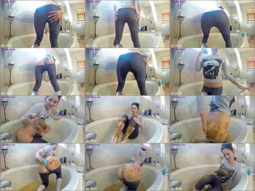 PooAlexa - Messy Enema Bath Scat Smear