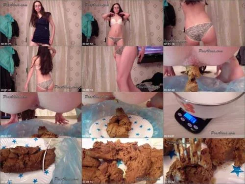 PooAlina Shit Eating - Alina dancing and BIG pooping - REALLY