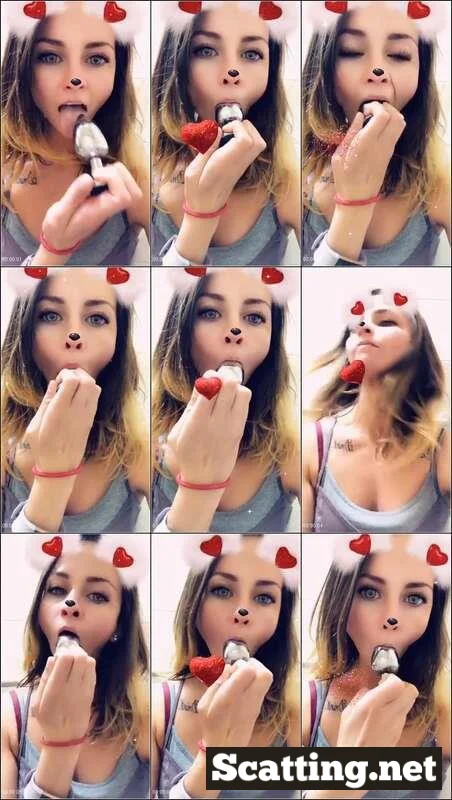 LilbuttLex - Licking My Butt Plug Clean 13 Kaviar