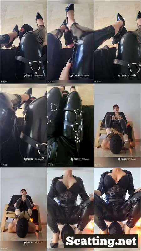 Domina Marbella Femdom Scat - Limpieza de suelas, sacándole brillo a