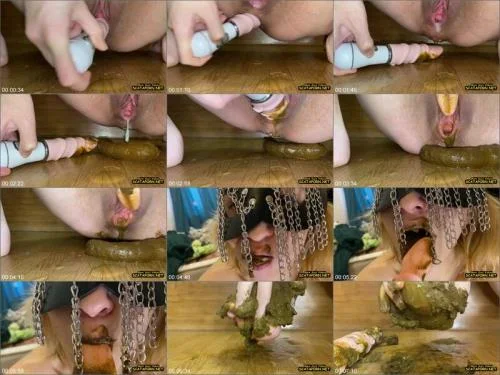 Veronika - I Poop on a New Toy With a Tongue Piss Scat