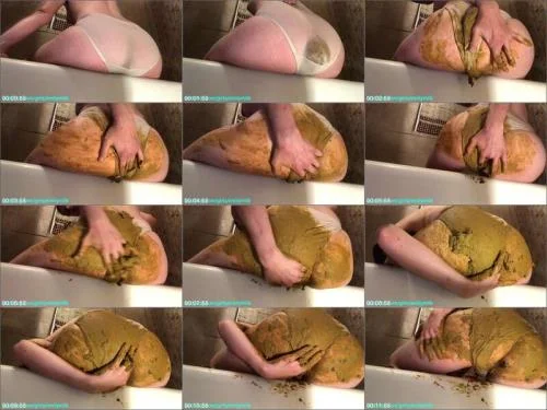 Emily Milk - My Largest Panty Poop Ever! Scat Smear