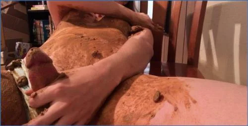 Emily Milk Delivers Filthy Scat and Pee in Panty Poop Chair
