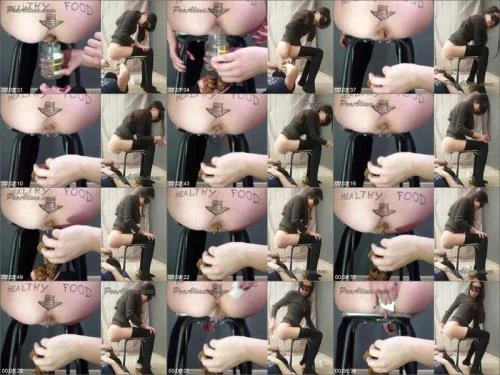 PooAlina Shit Eating - Alina sweetly pooping with fart in mouth