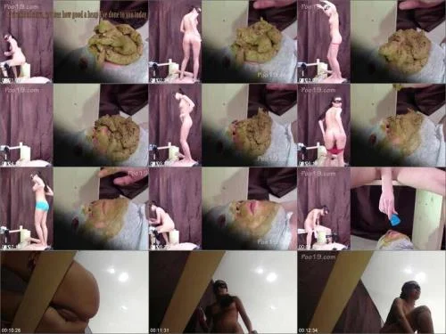 Use a toilet slave for shit and - MilanaSmelly Shit Eating