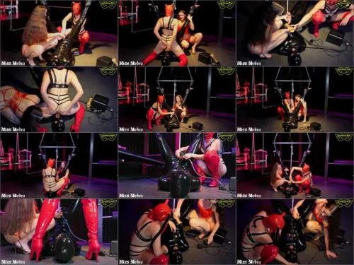 Medea Mortelle Femdom Scat - Milking Machine as a Tool to Train Him