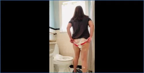 Layla Lee in Dirty Poop Desperation with Real Shit Eating and Panty Pooping