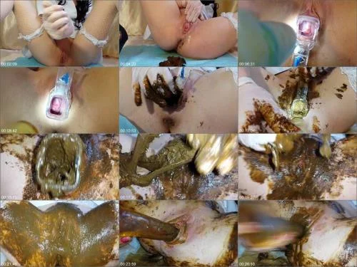 Gynecological Self-examination - Shit starring Anna Coprofield Solo