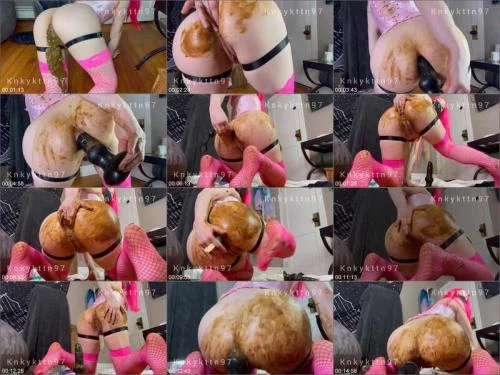 Hot Pink Anal Beads - KnkyKttn97 Anal Scat