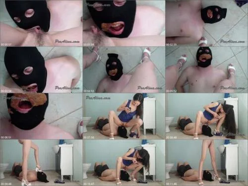 PooAlina Shit Eating - Selfie - Toilet slave eats Alina's hot