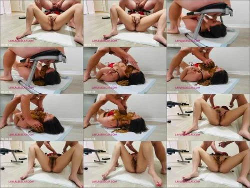 Layla Lee Shit Eating - Shit on me please