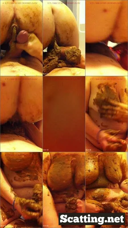 Solo Scat with Allura - Dirty anal, shitting, and smearing
