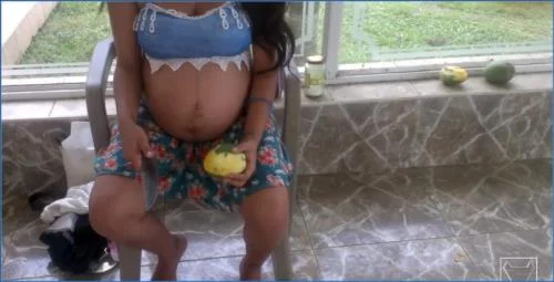 Scat Princess Gets Dirty in Extreme Solo Scat and Pee romp