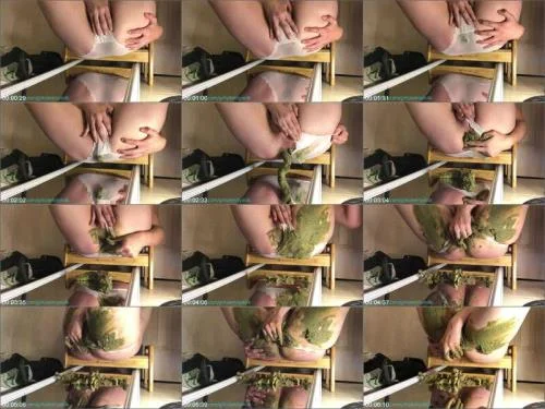 Massive Panty Poop Over a Mirror! starring Emily Milk Scat Smear