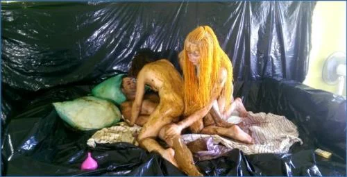 AstraCelestial and Aria in Ukrainian Lesbian Scat Insanity