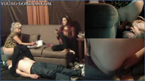 Stupid Slaves in Bottom Line Scat Part 7- Real Farting and Kaviar