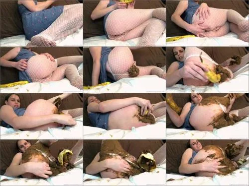 Banana Butt Magic! 1 - Emily Milk Scat Smear