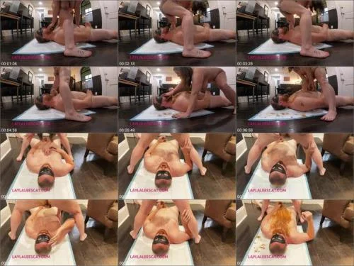 Feeding Time starring Layla Lee Shit Eating