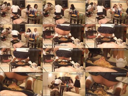 Stupid Slaves Femdom Scat - Students fill up Toilet Slave Part 8