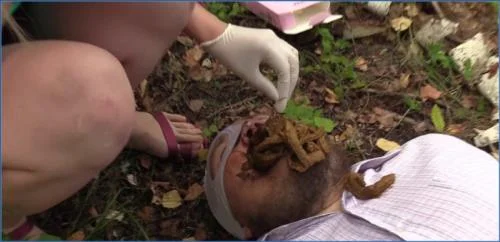 MilanaSmelly Dominates Toilet Slave Vitaly with Extreme Facesitting and Scat