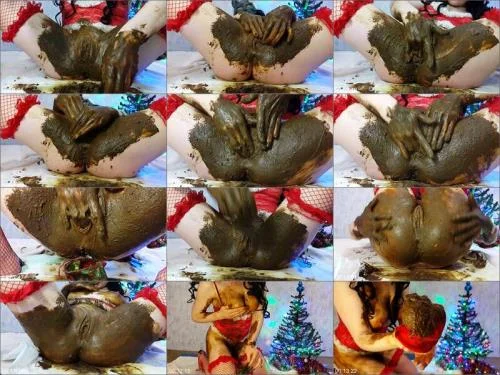 Merry Shitty Christmas - Part 2 starring Anna Coprofield Solo Scat